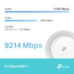 TP-Link Deco BE65 WiFi 7 Mesh Set, 3er-Pack, Tri-Band, 4× 2.5G Ports – Bild 7
