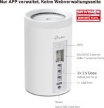 TP-Link Deco BE65-5G WiFi 7 Router, 5G SIM, Tri-Band, 3× 2.5G Ports – Bild 3