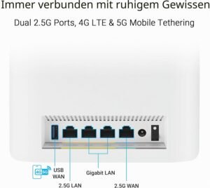 ASUS ZenWiFi BT8 WiFi 7 AiMesh Router, Tri-Band, 3er-Pack – Bild 12