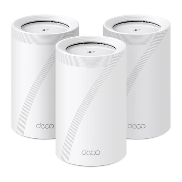 TP-Link Deco BE65 WiFi 7 Mesh Set, 3er-Pack, Tri-Band, 4× 2.5G Ports